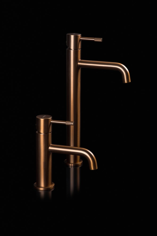 Смеситель для раковины Boheme Uno 461-BRB (бронза брашированная), без донного клапана