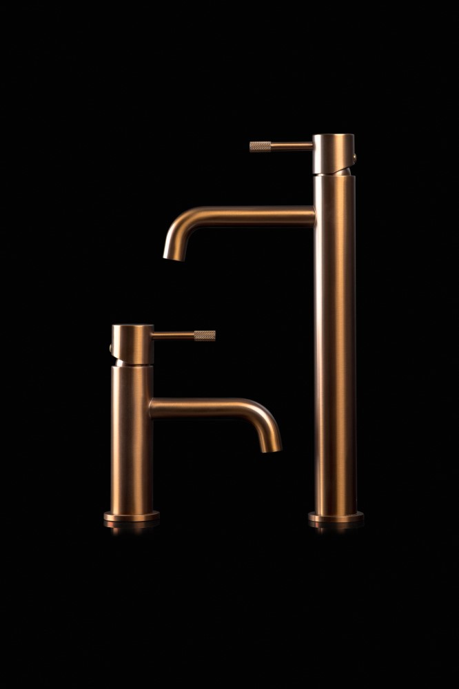 Смеситель для раковины Boheme Uno 461-BRB (бронза брашированная), без донного клапана