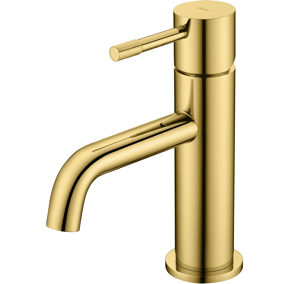 Смеситель для раковины Boheme Uno 461-G (золотой), без донного клапана