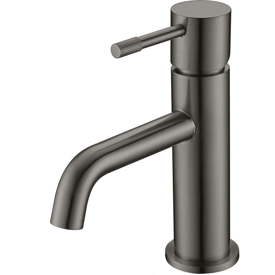 Смеситель для раковины Boheme Uno 461-GM (оружейный металл), без донного клапана