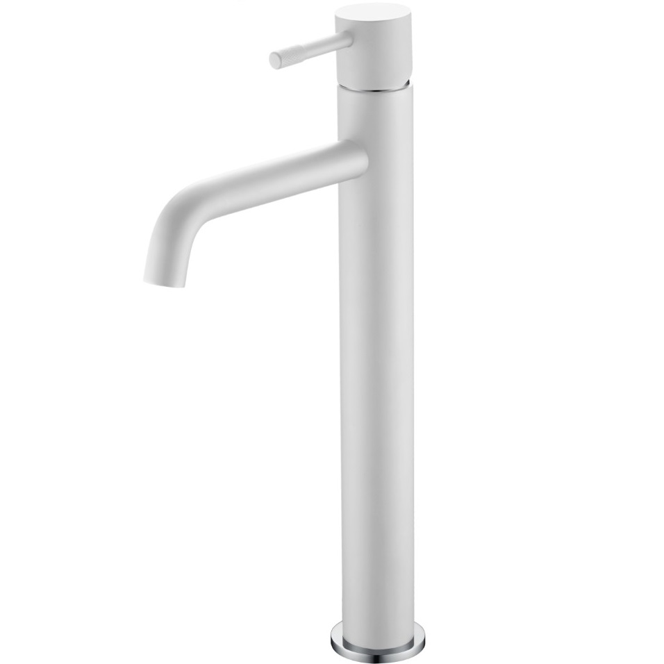 Хром, белый матовый