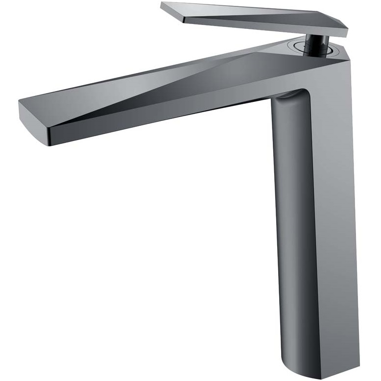 Смеситель для раковины Boheme Venturo 372-SGM (оружейный металл глянцевый), без донного клапана