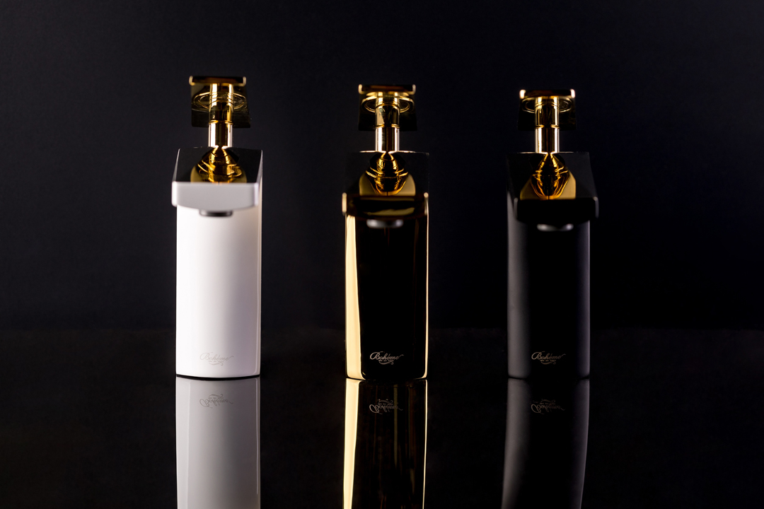 Смеситель для раковины Boheme Venturo 371-B (хром, черный матовый), без донного клапана