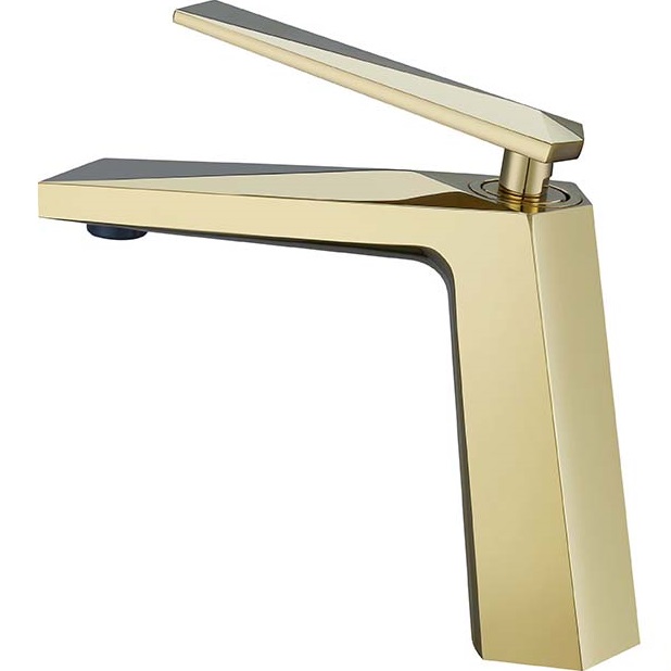 Смеситель для раковины Boheme Venturo 381 (золотой), без донного клапана