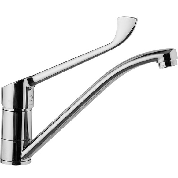 Смеситель для раковины для лечебных учреждений Fima Carlo Frattini Collettivita F3837/LCCR (хром), с донным клапаном