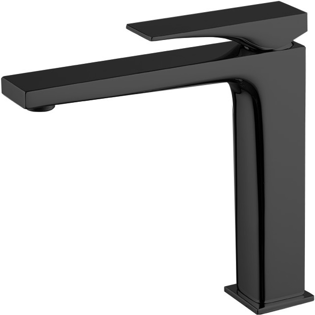 Смеситель для раковины F3961LNNS (черный матовый), с донным клапаном