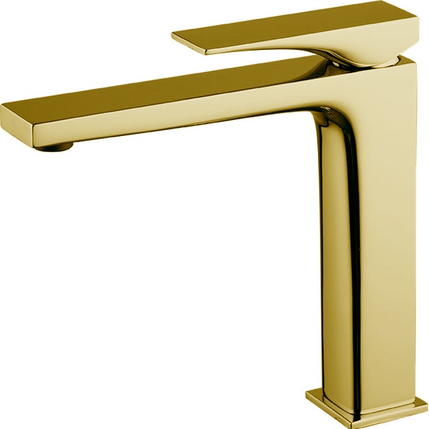 Смеситель для раковины F3961LNOR.1 (золотой), с донным клапаном