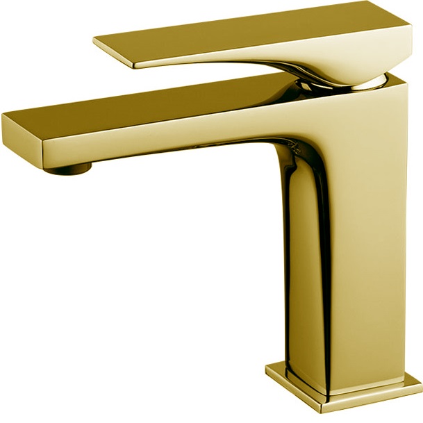 Смеситель для раковины F3961NOR (золотой), с донным клапаном