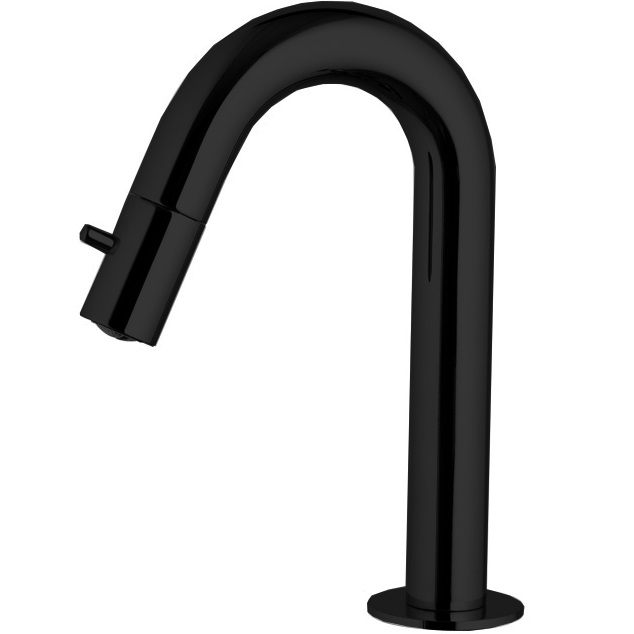 Смеситель для раковины Fima Carlo Frattini Collettivita F3061/2NS (черный матовый), только холодная вода