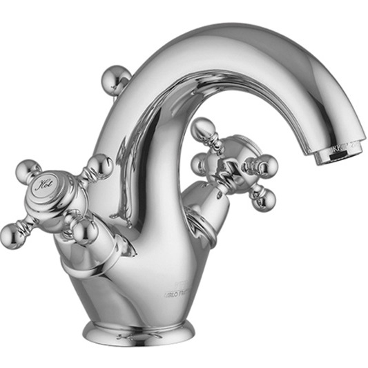 Смеситель для раковины Fima Carlo Frattini Elizabeth F5091/2CR (хром), с донным клапаном