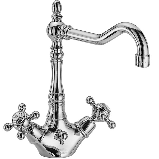 Смеситель для раковины Fima Carlo Frattini Elizabeth F5091CR (хром), с донным клапаном