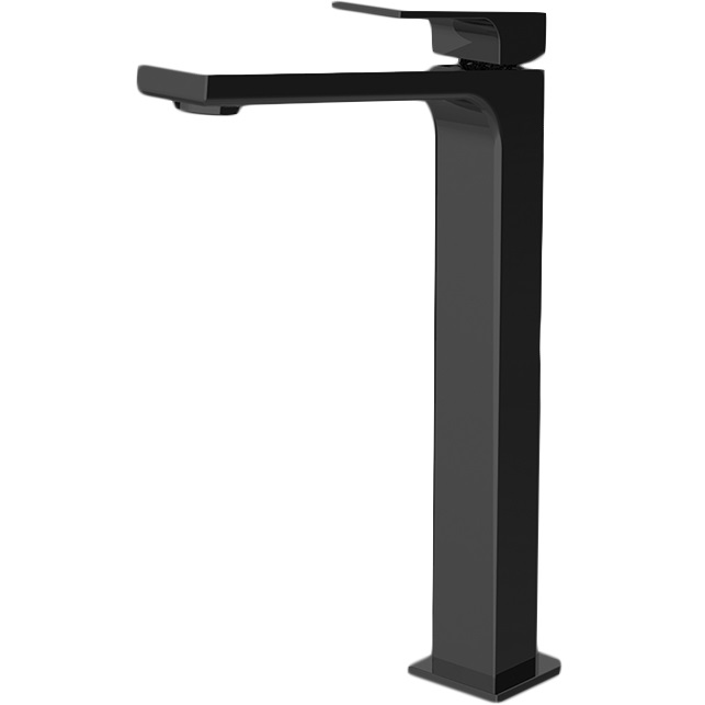 Смеситель для раковины Fima Carlo Frattini Fit F3381/HNS (черный матовый), с донным клапаном