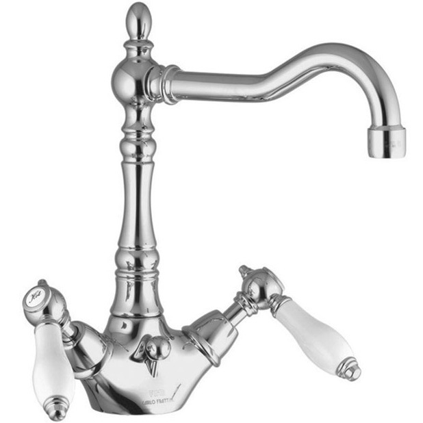 Смеситель для раковины Fima Carlo Frattini Herend F5411CBCR (хром), с донным клапаном