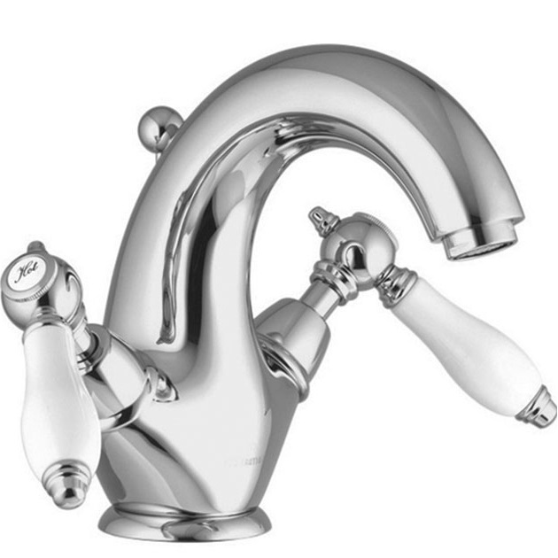 Смеситель для раковины Fima Carlo Frattini Herend F5431CBCR (хром), с донным клапаном