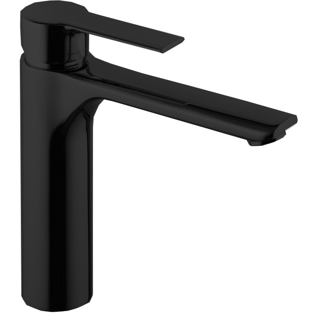 Смеситель для раковины Fima Carlo Frattini Mast F3131LNS (черный матовый), с донным клапаном