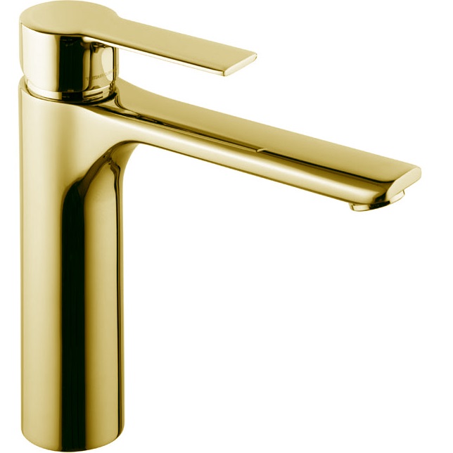 Смеситель для раковины Fima Carlo Frattini Mast F3131LOR (золотой), с донным клапаном