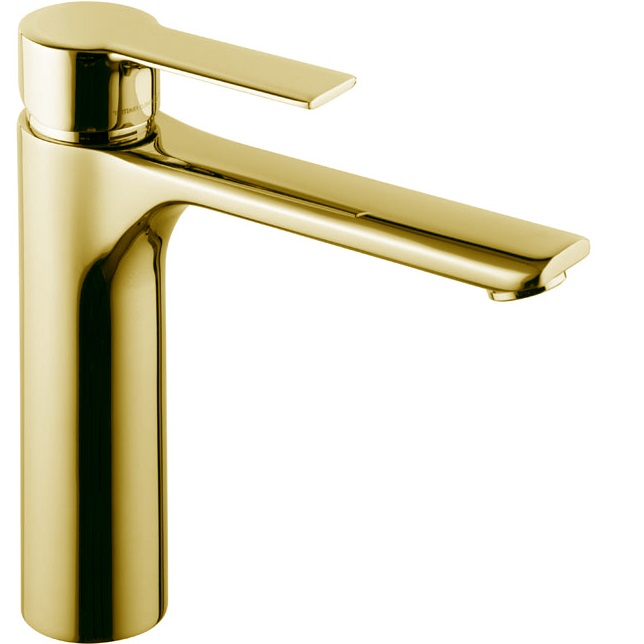 Смеситель для раковины Fima Carlo Frattini Mast F3131LOR.ES (золотой), с донным клапаном