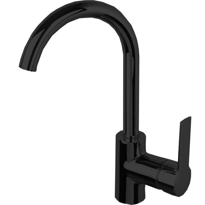 Смеситель для раковины Fima Carlo Frattini Mast F3151NS (черный матовый), с донным клапаном