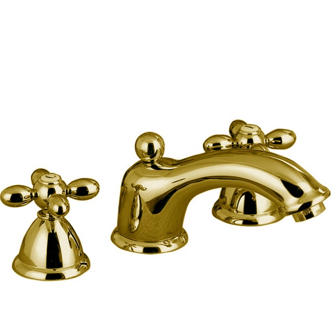 Смеситель для раковины Fima Carlo Frattini Olivia F5011OR (золотой), с донным клапаном