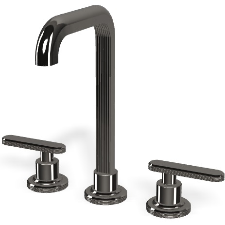 Смеситель для раковины Fima Carlo Frattini Park Lane F1311CN (черный хром), с донным клапаном