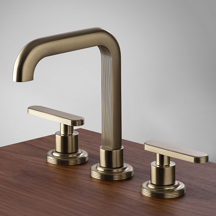 Смеситель для раковины Fima Carlo Frattini Park Lane F1311HL (шампань), с донным клапаном