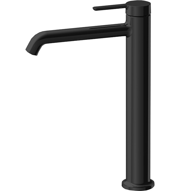 Смеситель для раковины Fima Carlo Frattini Snap F3111LNS.1 (черный матовый), с донным клапаном