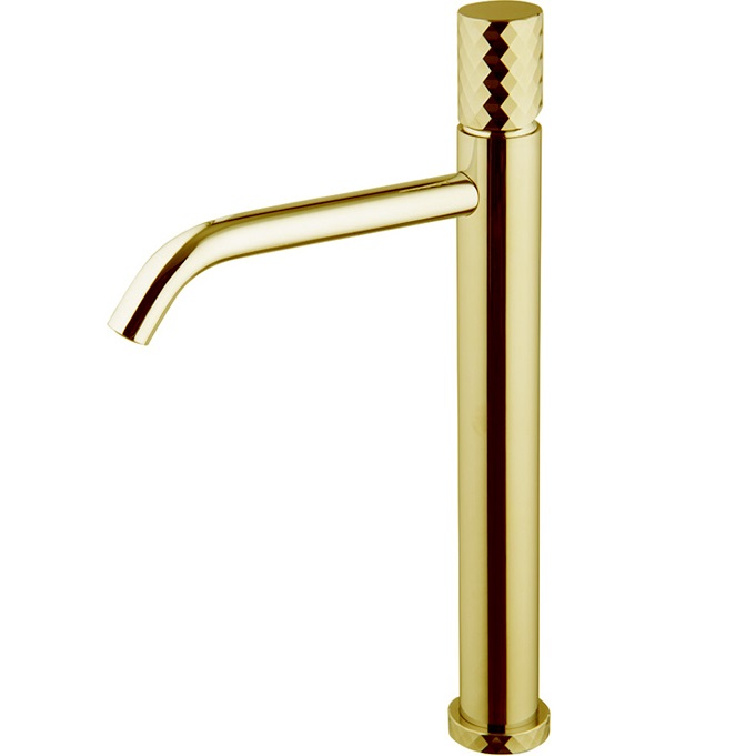 Смеситель для раковины Fima Carlo Frattini Spillo Tech F3031T/HXSXOR (золотой), с донным клапаном