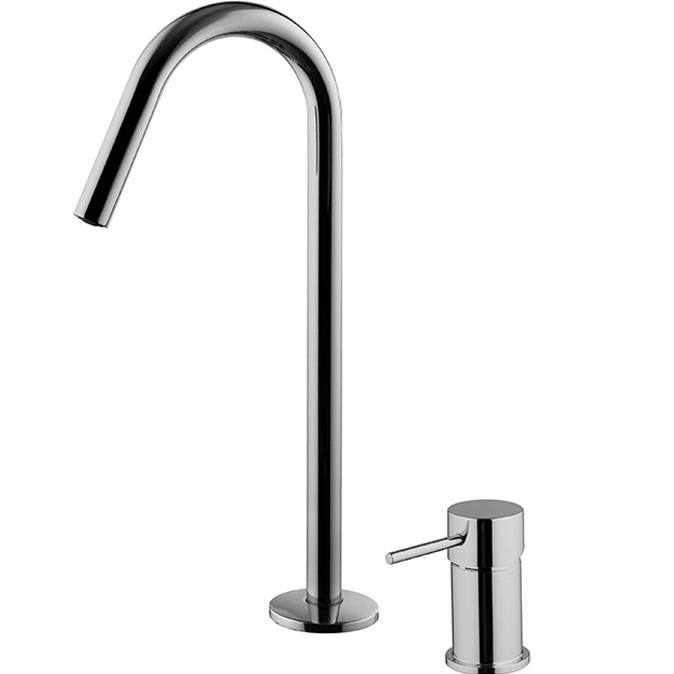 Смеситель для раковины Fima Carlo Frattini Spillo Up F3271NCCR (хром), с донным клапаном