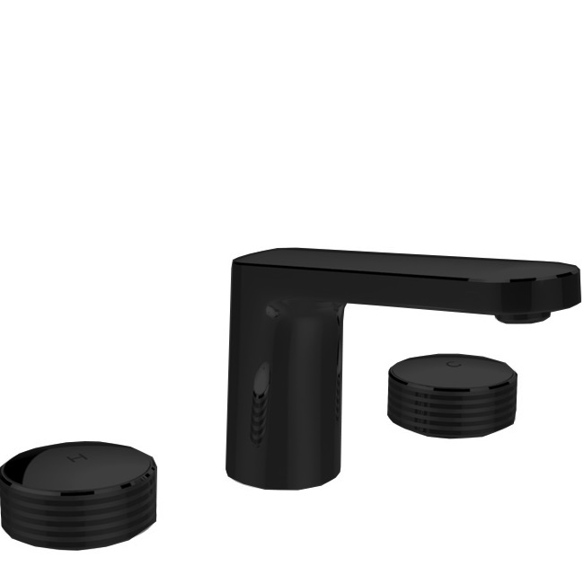 Смеситель для раковины Fima Carlo Frattini Texture Collection F5601HNS (черный матовый), с донным клапаном