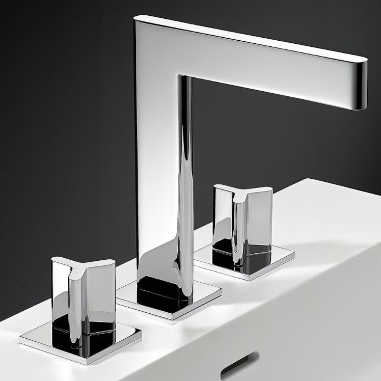 Смеситель для раковины ICON-X metal U7G-A02-151 (хром), с донным клапаном