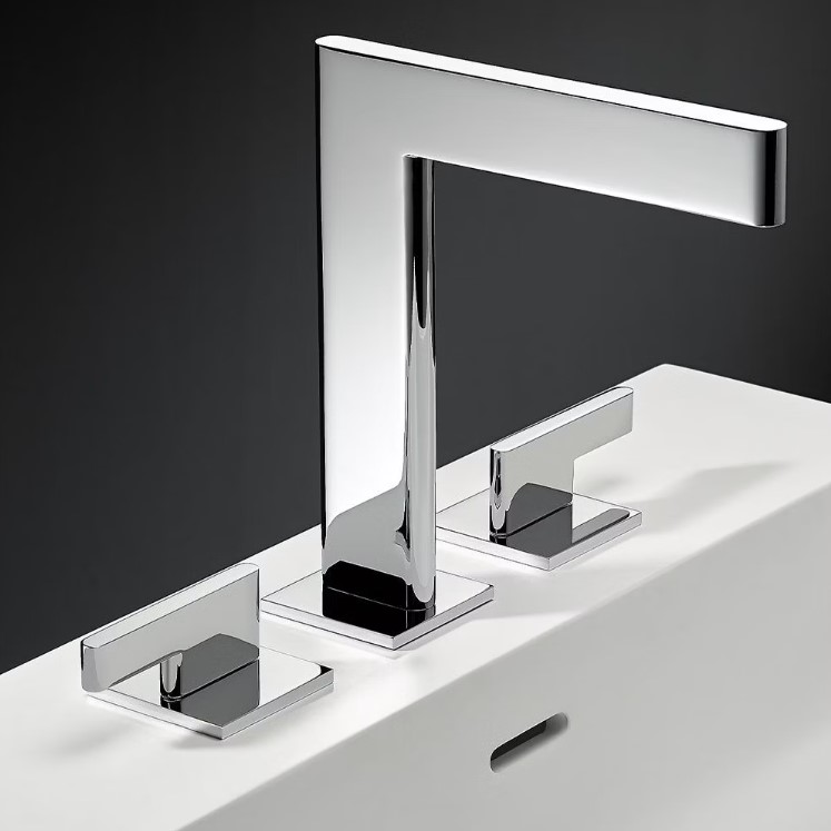 Смеситель для раковины ICON-X metal U7H-A02-151 (хром), с донным клапаном