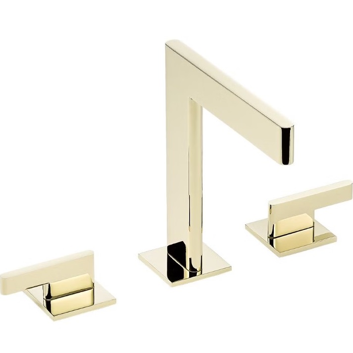 Смеситель для раковины ICON-X metal U7H-F01-151 (золотой), с донным клапаном