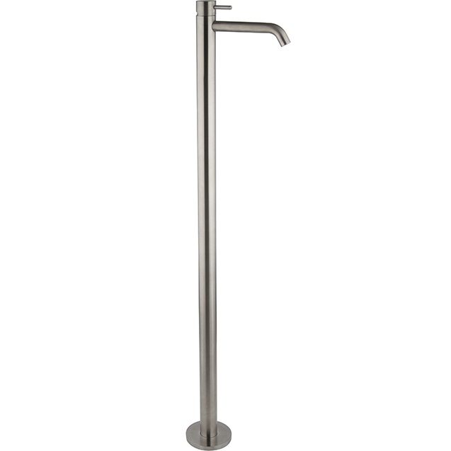 Смеситель для раковины напольный Fima Carlo Frattini Spillo Steel F3071/PINOX (нержавеющая сталь)