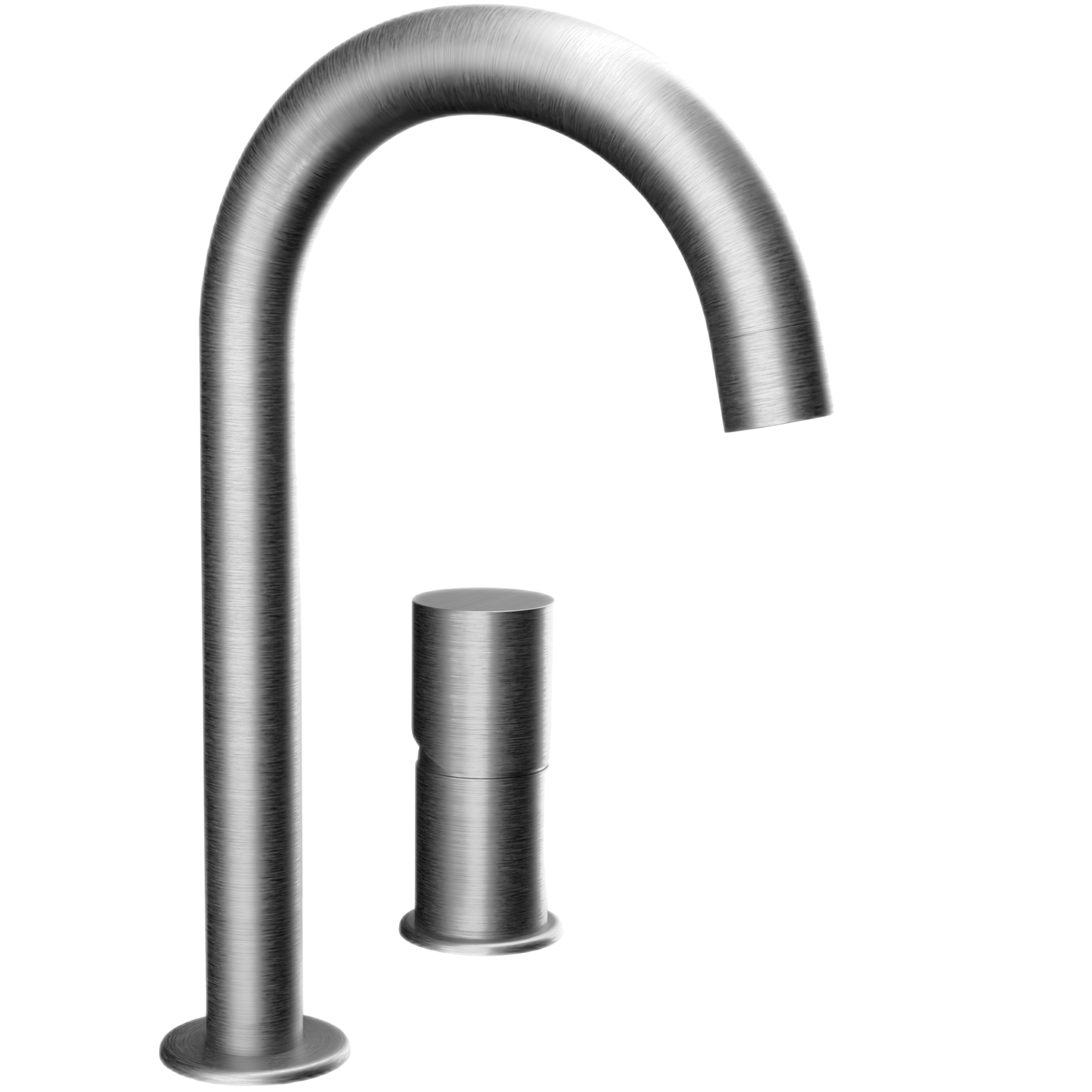 Смеситель для раковины Remer Edge EG557NP (никель брашированный), без донного клапана