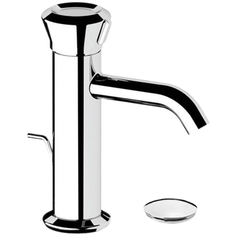 Смеситель для раковины Remer Element ET10 (хром), с донным клапаном