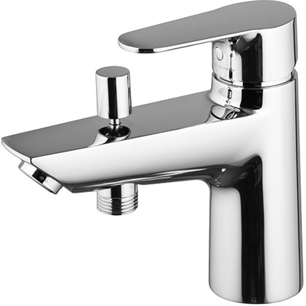 Смеситель для раковины с переключателем потоков Fima Carlo Frattini Serie 22 F3834/9CR (хром), с донным клапаном