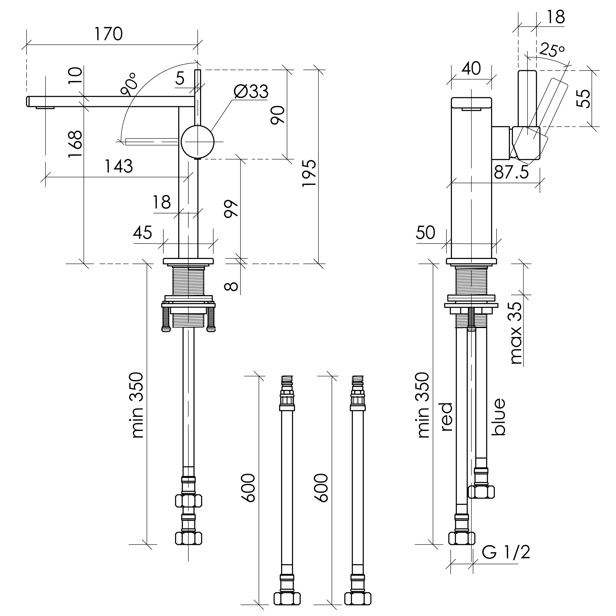 Смеситель для раковины Sancos Линн (Linn) SC9019BG (брашированное золото), без донного клапана