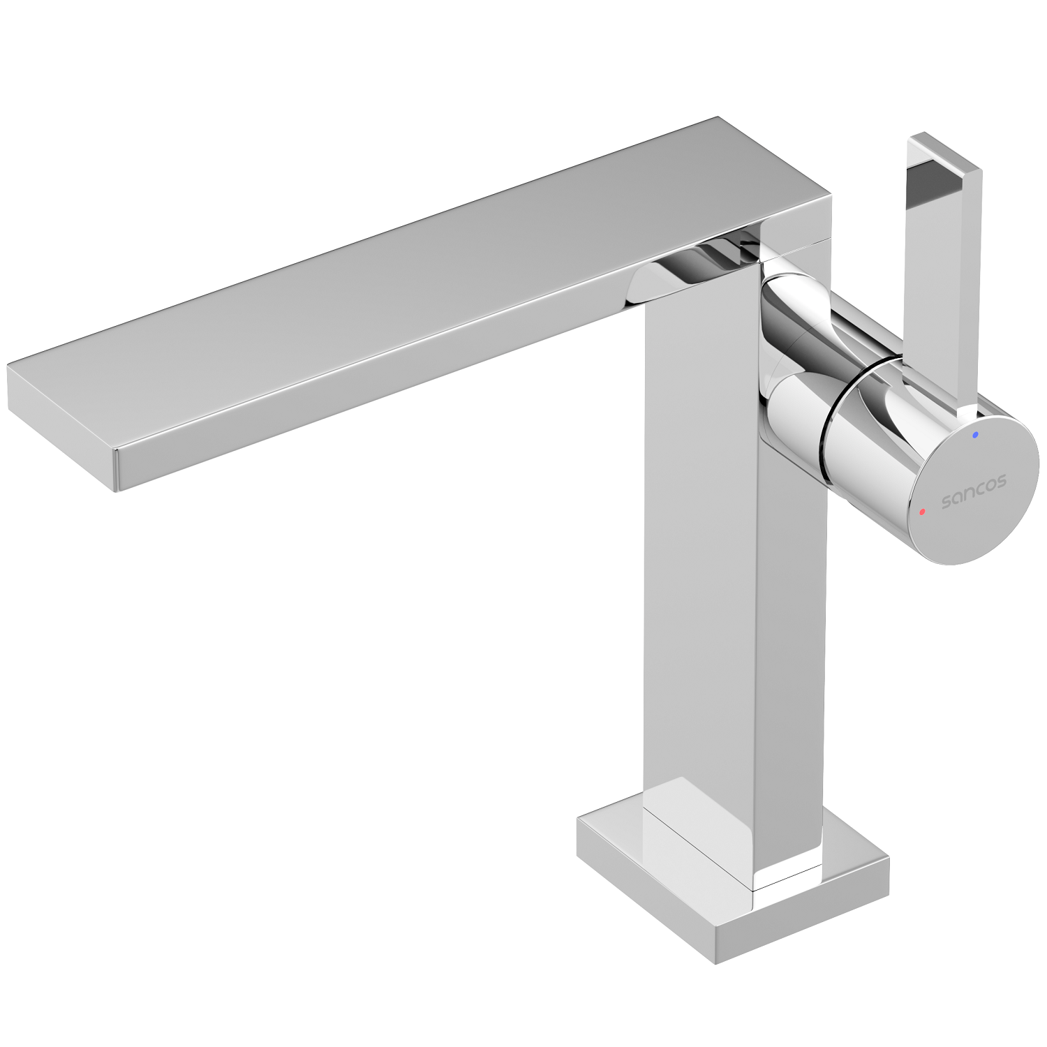 Смеситель для раковины Sancos Линн (Linn) SC9019CH (хром), без донного клапана