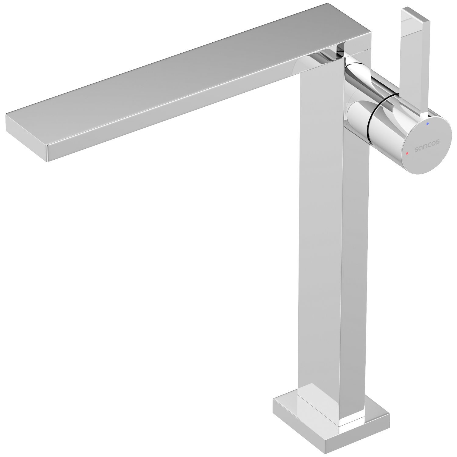 Смеситель для раковины Sancos Линн (Linn) SC9020CH (хром), без донного клапана