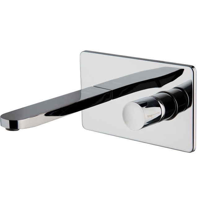 Смеситель для раковины скрытого монтажа 15 см. Fima Carlo Frattini Nomos Go F4201WX5CR (хром), с донным клапаном