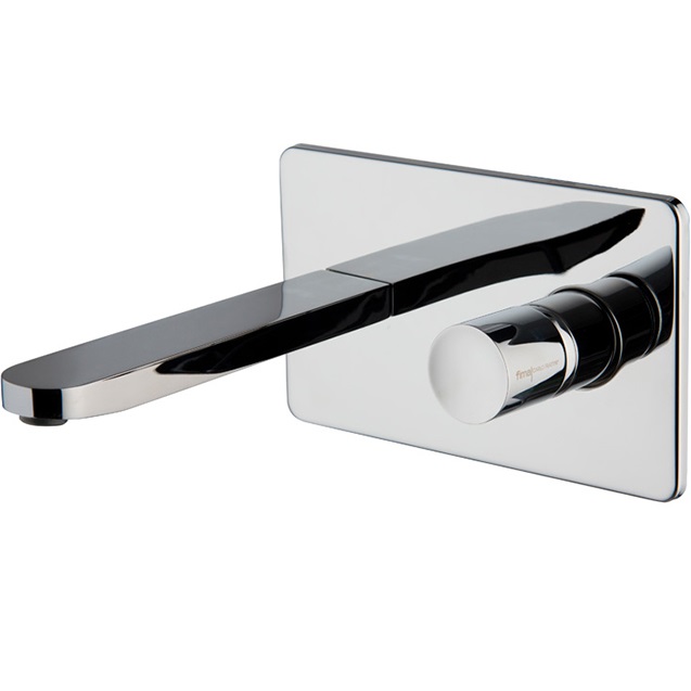 Смеситель для раковины скрытого монтажа 20 см. Fima Carlo Frattini Nomos Go F4201WLX5CR (хром), с донным клапаном