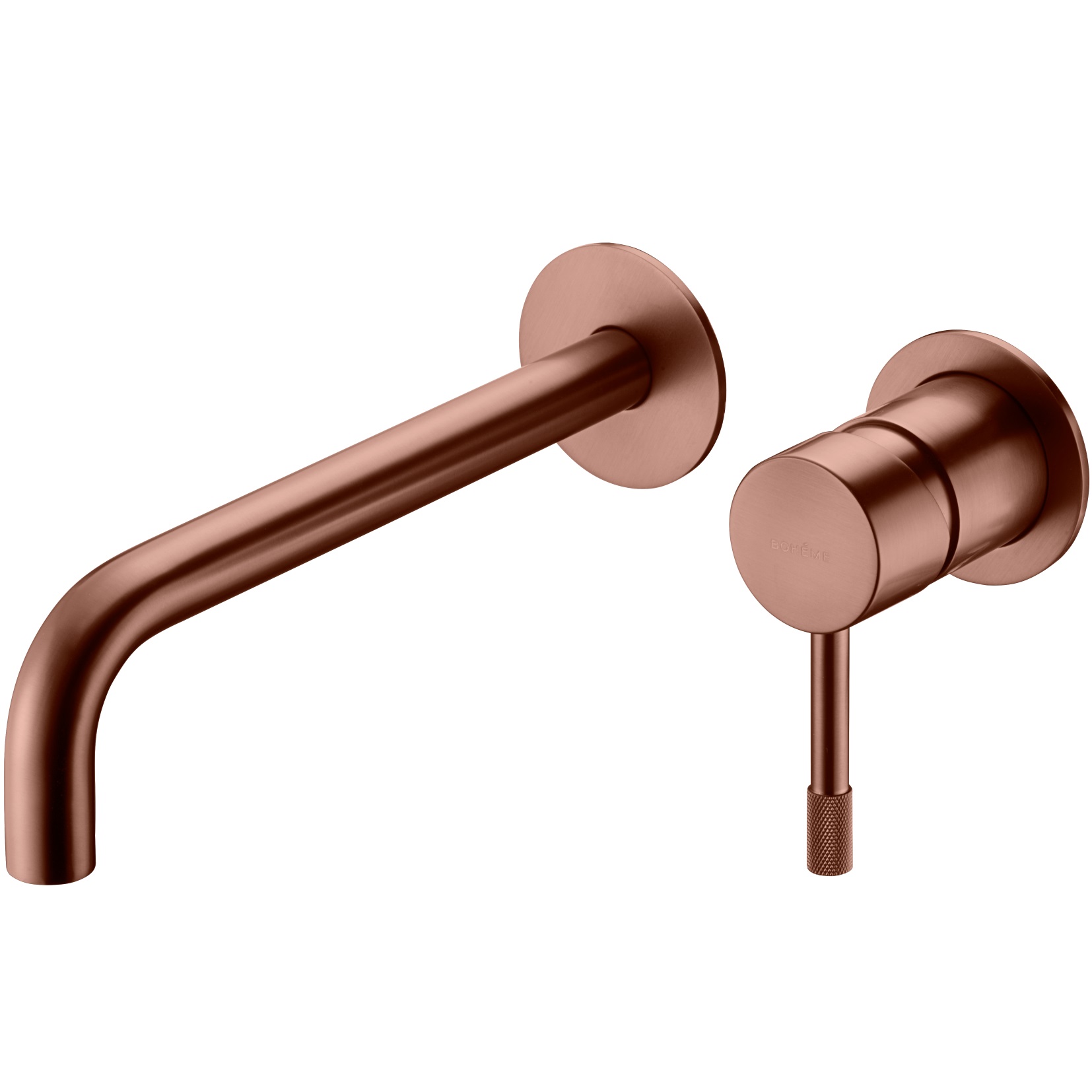Смеситель для раковины скрытого монтажа Boheme Uno 465-BRB (бронза брашированная)