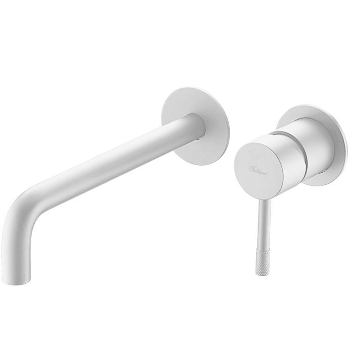 Смеситель для раковины скрытого монтажа Boheme Uno 465-MW (белый матовый)