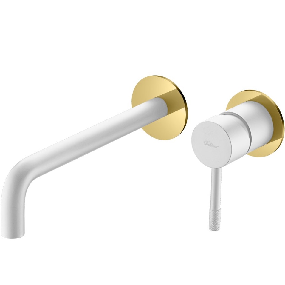 Золотой, белый матовый