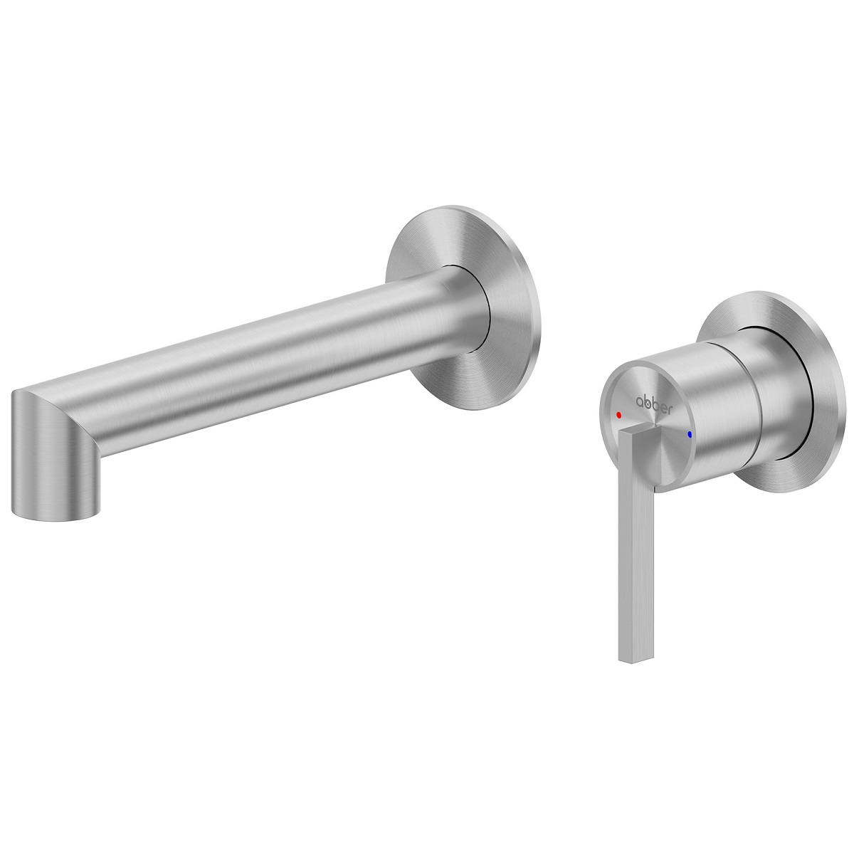 Смеситель для раковины скрытого монтажа Abber Perfekte 316 AF8A12BST (сталь брашированная)