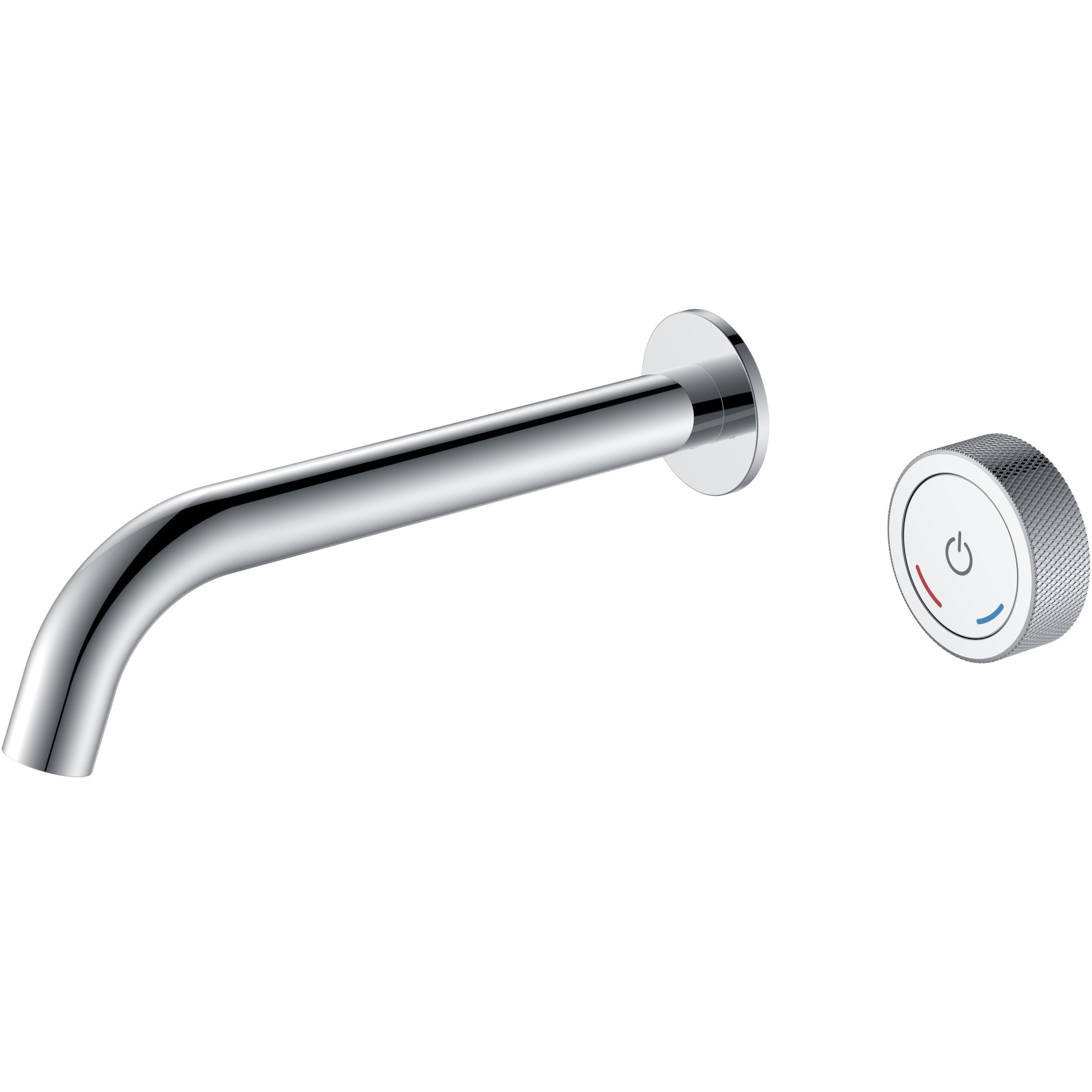 Смеситель для раковины скрытого монтажа автоматический Boheme Tech 158/2-CR (хром), без донного клапана