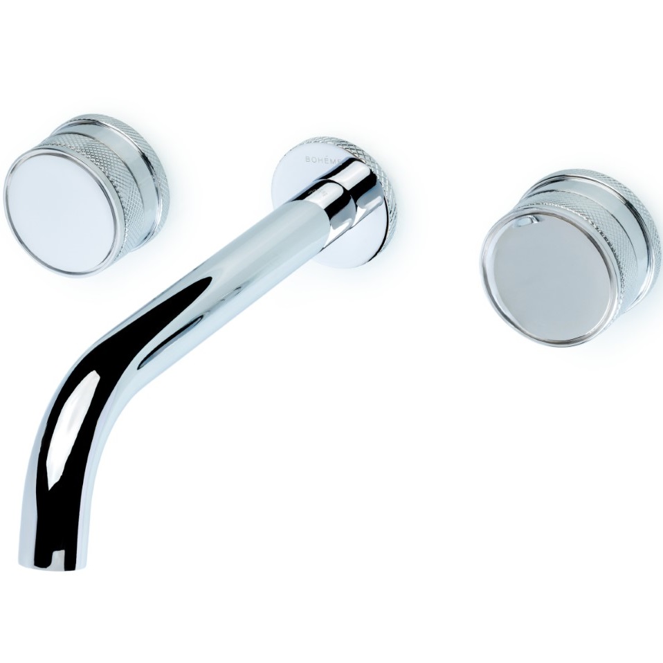 Смеситель для раковины скрытого монтажа Boheme Prestige 152-2-CR-PR (хром), без донного клапана