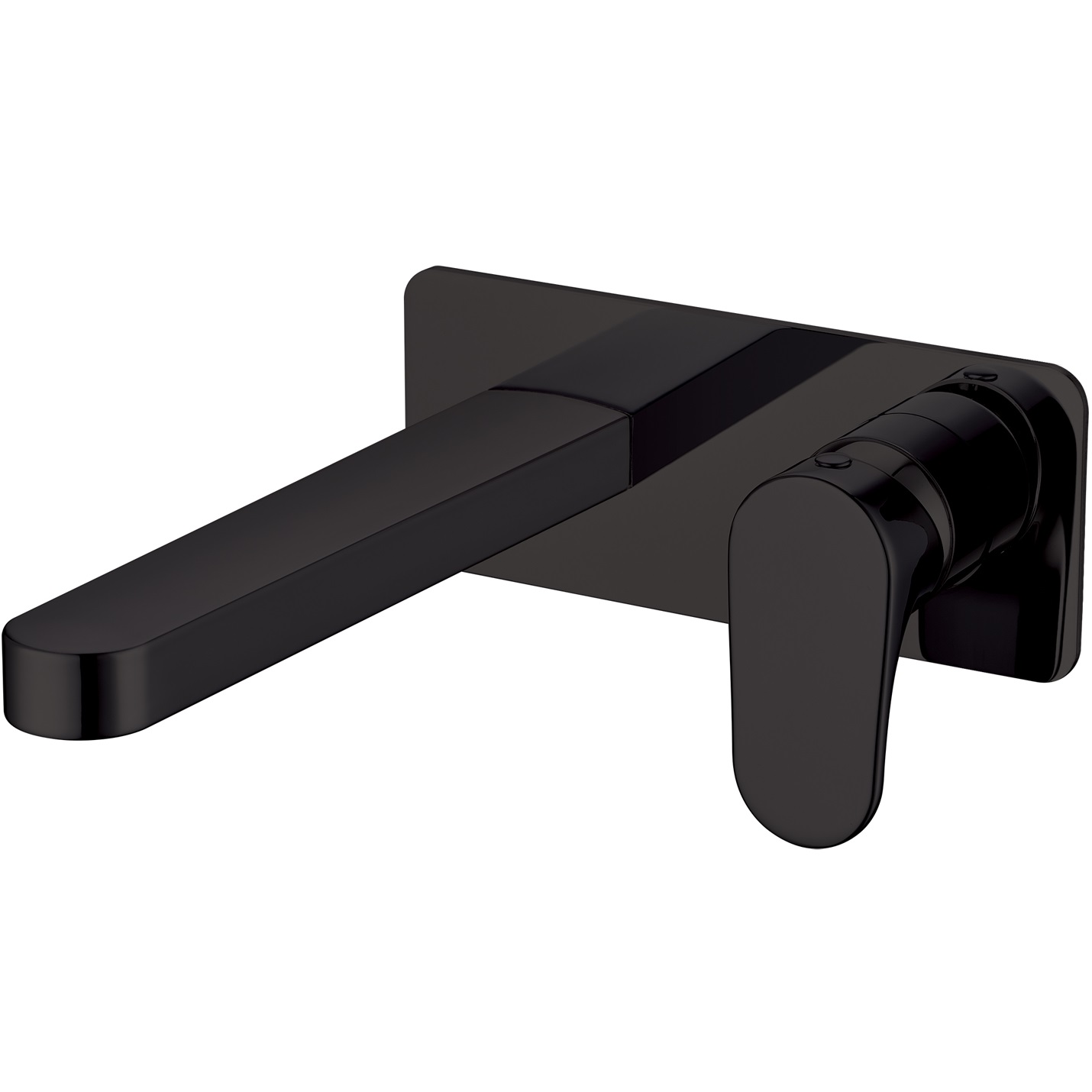 Смеситель для раковины скрытого монтажа Boheme Spectre 455-B (черный матовый), без донного клапана