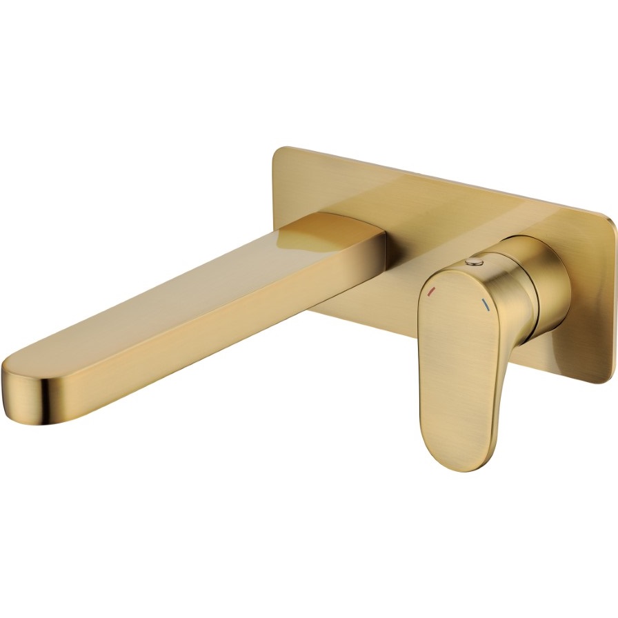 Смеситель для раковины скрытого монтажа Boheme Spectre 455-BR (бронза), без донного клапана