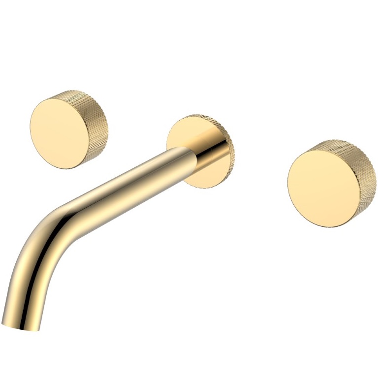 Смеситель для раковины скрытого монтажа Boheme Stick Touch 152-2-G.2 (золотой), без донного клапана